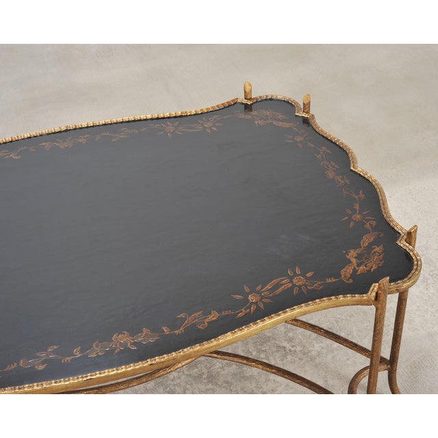 Dennis & Leen Chinoiserie Iron Gilt Tray Cocktail Table For Sale - Image 10 of 17