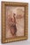 Softly rendered European street scene by an unknown artist (20th Century). A group of well-dressed women are standing at...