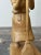 Vintage Dynamic Hand-Carved Blonde Wood Figure With Broom Attributed to Junior Cobb, Circa 1970s For Sale - Image 10 of 18
