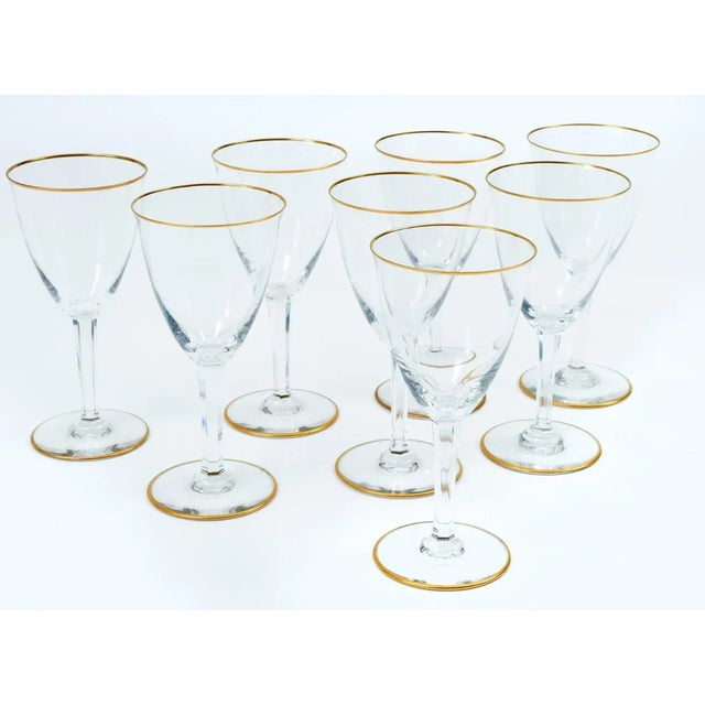 Baccarat Crystal Barware / Tableware Glassware - Set for 8 For Sale - Image 11 of 11