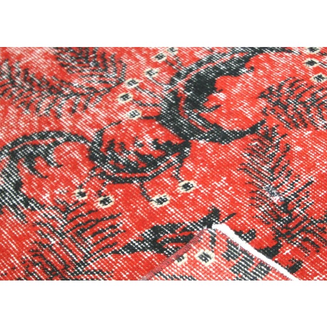 1960s Turkish Mid-Century-Modern Rug For Sale - Image 4 of 5