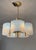 Art Deco Pendant Lamp Opaline the Art of Glass from Ribes, 1970s For Sale - Image 4 of 4