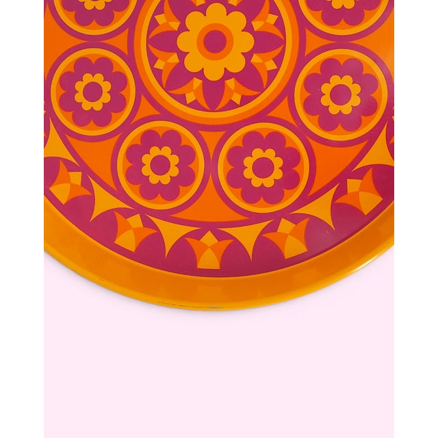 Metal Vintage Tray from Elite Trays, United Kingdom, 1970s For Sale - Image 7 of 11