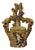 English Terracotta Coral-Inspired Grotto Chair with Patina, Circa 1900 For Sale