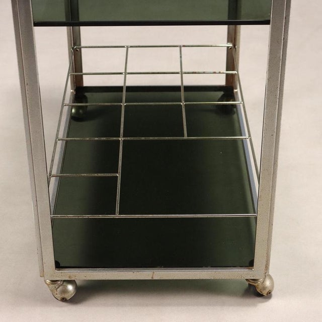 Vintage Trolley with Bottle Holder For Sale - Image 4 of 8