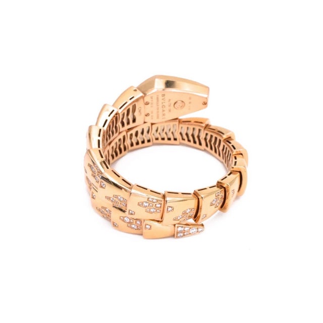Paper New Bvlgari Tubogas Serpenti Scaglie Ladies Spp26wgd1gd11t Watch With Box +Paper For Sale - Image 7 of 8