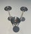 Design/One silver metal candlestick For Sale - Image 6 of 11