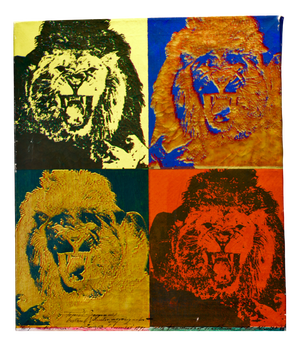 Nic Albrecht, Long Live the Lion, 1969, Silkscreen