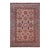 Rustic Kazak Southwestern Gray/Light Blue Wool Rug - 4'2''x6'1'' For Sale