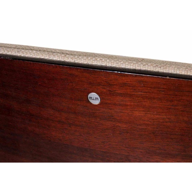 Set of Vintage Fabric Swivel Chairs, Mid-20th-Century For Sale - Image 3 of 7