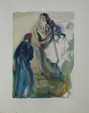 Salvador Dali, Saint, Etching