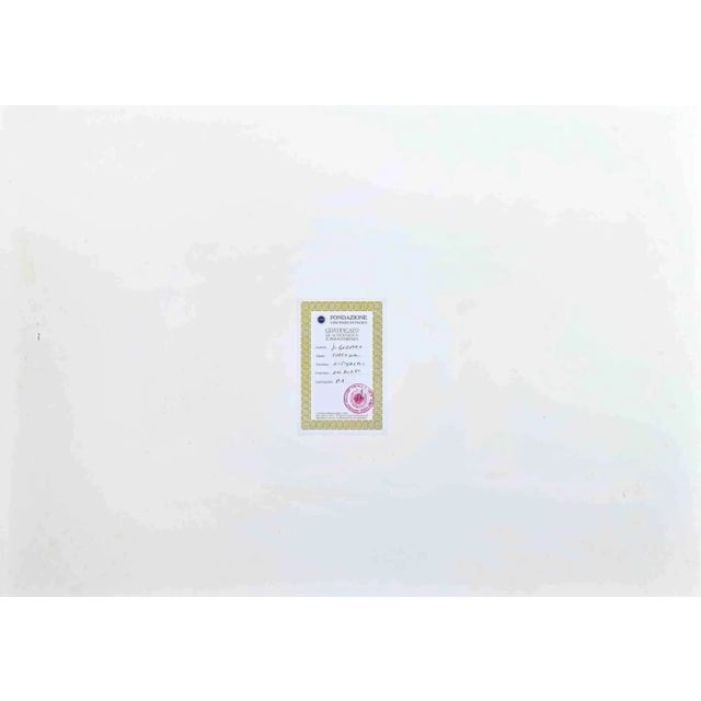 Toreador is an original artwork realized by Josè Guevara in the 1971. Colored lithograph on paper. Edited by Fondazione Di...