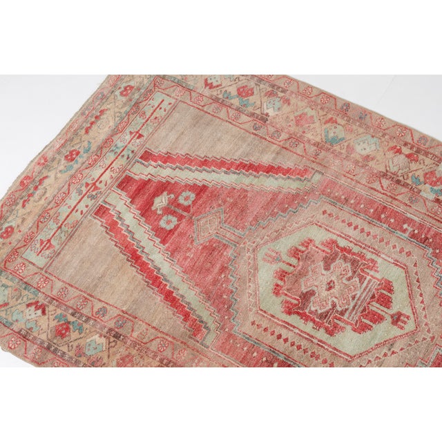 1950s 1950s Oushak Anatolian Wool Carpet For Sale - Image 5 of 11