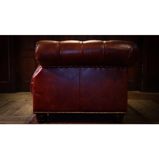 Large Vintage Sofas in Leather, 2010s, Set of 2 For Sale - Image 3 of 18