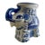 Vintage Ceramic Chinoiserie Blue & White Elephant Plant Stand or Garden Stool For Sale
