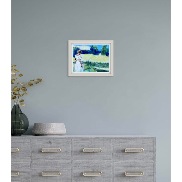 Summer Meadow, Impressionist Acrylic Painting Original For Sale - Image 9 of 10