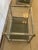 Modern Chrome Glass & Brass End Tables-a Pair For Sale - Image 10 of 11