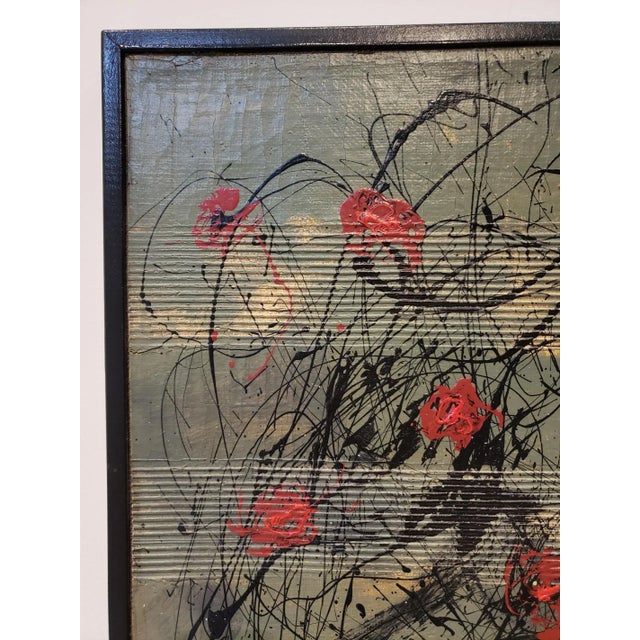 Contemporary Modern Expressionist Painting by Artist Jacques Lamy For Sale - Image 3 of 8