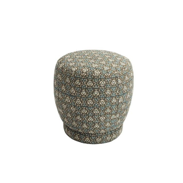 Wood Zveva Round Pouf in Beech by Popus Editions For Sale - Image 7 of 9