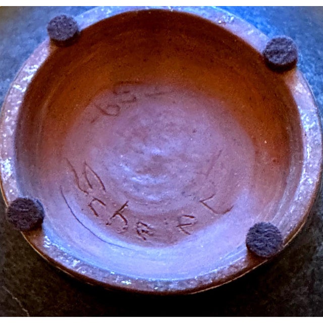 Large Early Unique Glazed and Sculpted Ceramic Vessel Mary and Edwin Scheier For Sale - Image 13 of 14