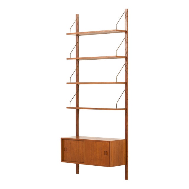 Danish Teak Shelving Unit in the style of Poul Cadovius, 1960s For Sale