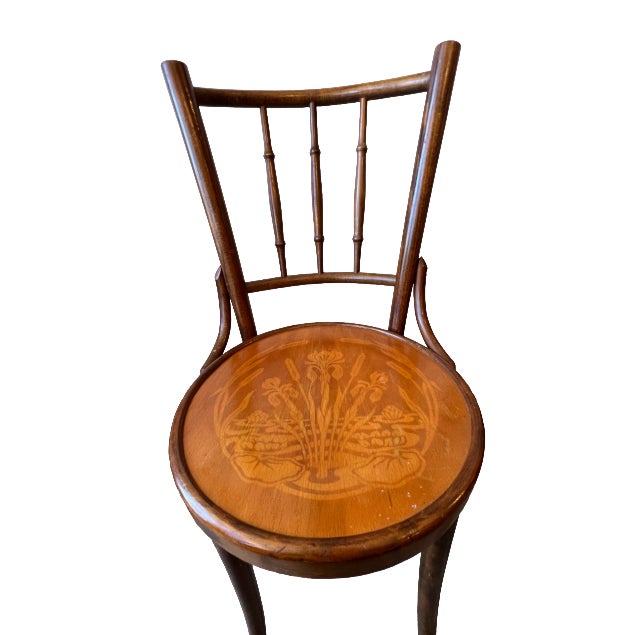 1900 - 1909 Pair of Early 20th Century Thonet Bentwood Cafe Chairs For Sale - Image 5 of 7