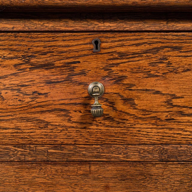 Antique Dining Cabinet, English Oak, Sideboard, Drinks Cupboard, Edwardian, 1910 For Sale - Image 11 of 12