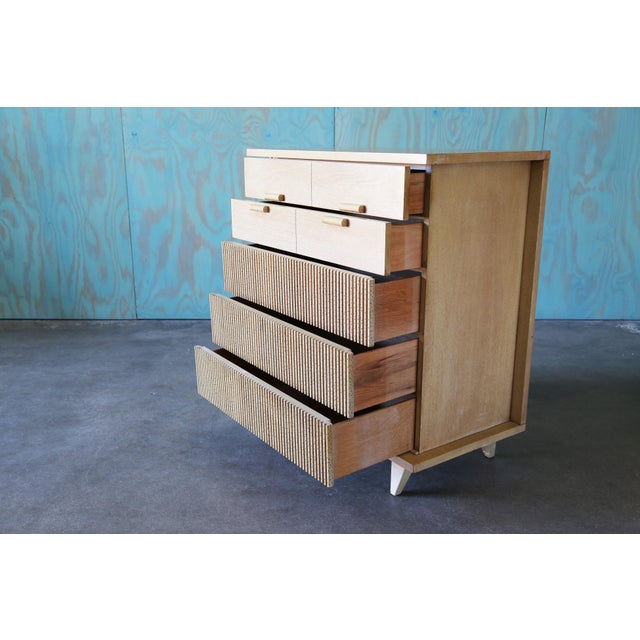 1950s Merton Gershun for American of Martinsville Bali Cabinet Dresser Mid Century Modern For Sale - Image 4 of 8
