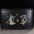 Chinese Vintage Chinese Rosewood Tea Tray | Mother-of-Pearl Inlaid Dragon & Phoenix Motif For Sale - Image 3 of 9