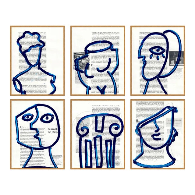 Architectural Details Set of 6 by Virginia Chamlee in Gold Frame, XS Art Print For Sale