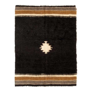 Pasargad DC Antique Mohair Wool Navajo Design Rug For Sale