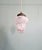 Bauhaus Art Deco Pendant Light in Speckled White and Purple Glass, 1920s For Sale - Image 3 of 12