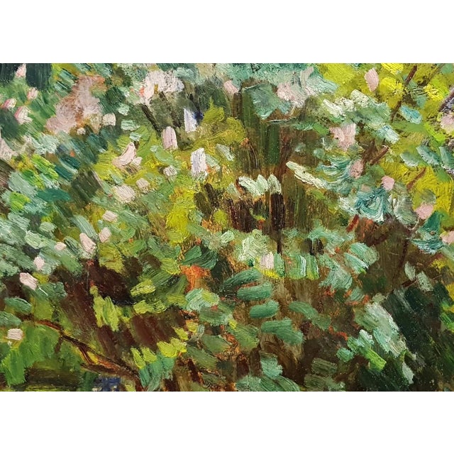 Vintage Still Life Oil Painting, Ukrainian Artist, 1980s 48,5-68,5 For Sale - Image 4 of 6