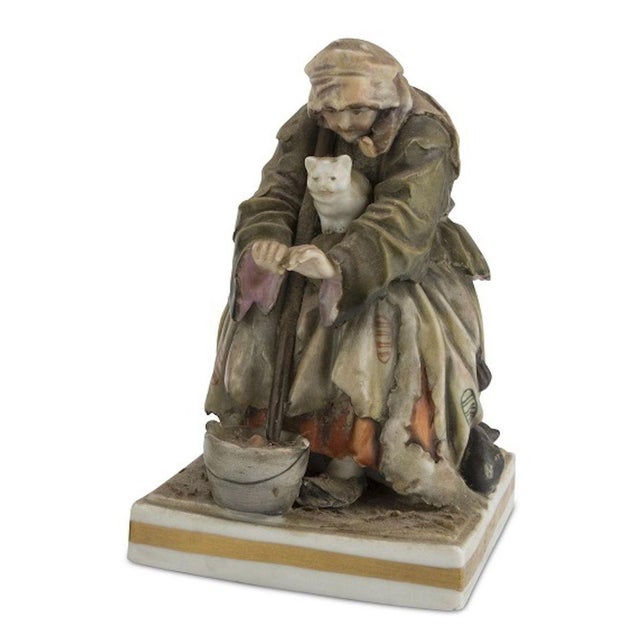 Vintage Porcelain Figurine Set by Richard Ginori, 1950s, Set of 2 For Sale - Image 3 of 5