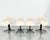 Mid Century Eames for Herman Miller “La Fonda” Parchment Fiberglass Arm & Side Chairs - Set of 4 For Sale - Image 11 of 13