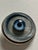 Brown Sterling Silver Evil Eye Brooch Pin Amulet Wood Display Pedestal (Cabinet of Curiosities) For Sale - Image 8 of 11