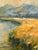 River Landscape with Mountains, 1960s, Oil on Canvas, Framed For Sale - Image 11 of 18
