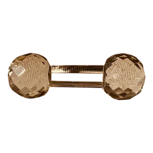 French Crystal Carving Knife Rest, C. 1900 - Handmade Crystal Tableware