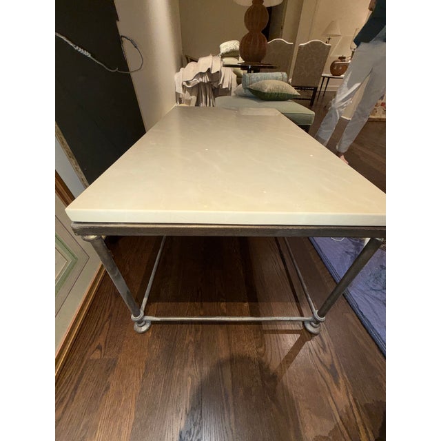 Custom Dorset Cocktail Table Attributed to Salvations For Sale - Image 4 of 5