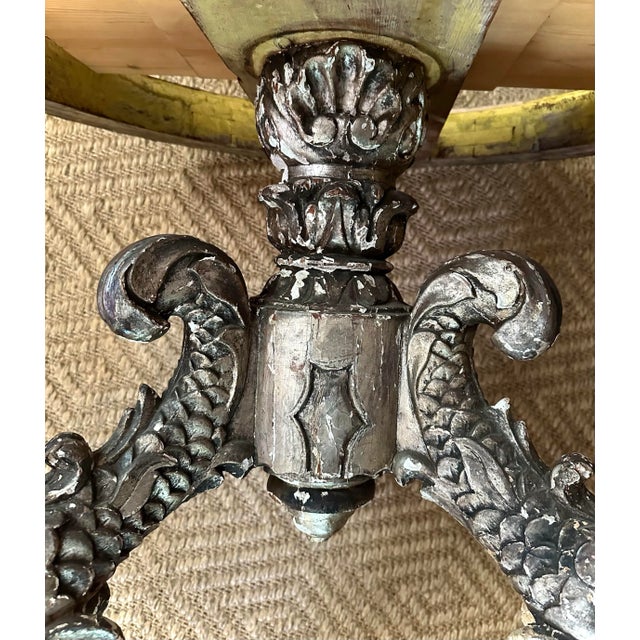 Italian Grotto Cocktail / Coffee With Specimen Marble Top For Sale - Image 9 of 12