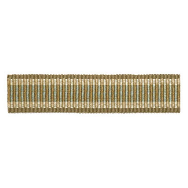 This simply designed braid has alternating striped bands of color tightly woven in an ottoman weave. It will add a...