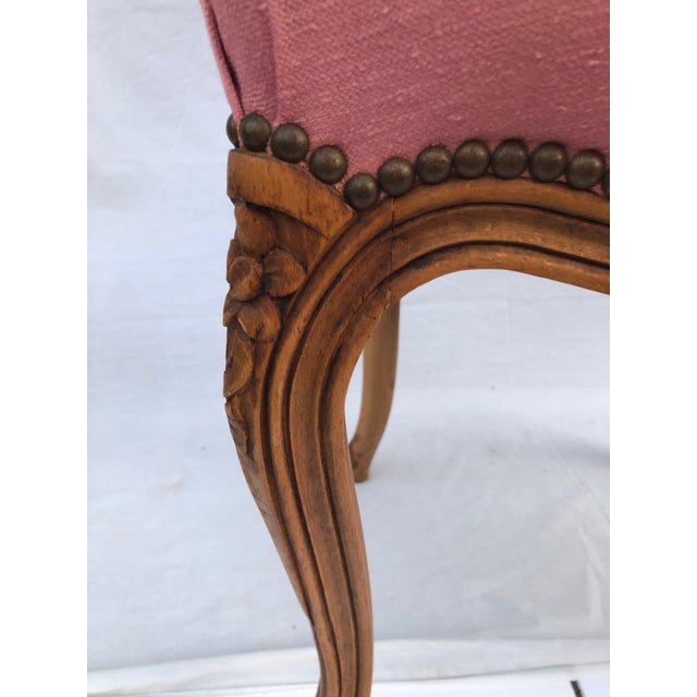 Mid 20th Century Mid 20th Century French Louis XV Chairs - Set of 2 For Sale - Image 5 of 10