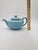 Baby Blue Mid 20th Century Light Blue Teapot in the Style of Hall Birch's Darby Pattern For Sale - Image 8 of 8