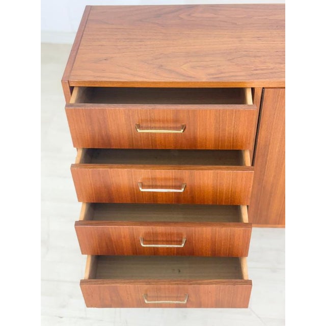 Mid-Century Sideboard with Drawers in Walnut, 1960s For Sale - Image 6 of 14