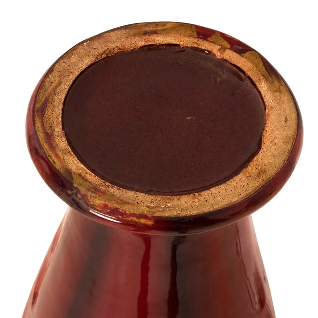 Art Nouveau Ceramic Vases with Oxblood Glaze, France, 1900, Set of 2 For Sale - Image 11 of 12