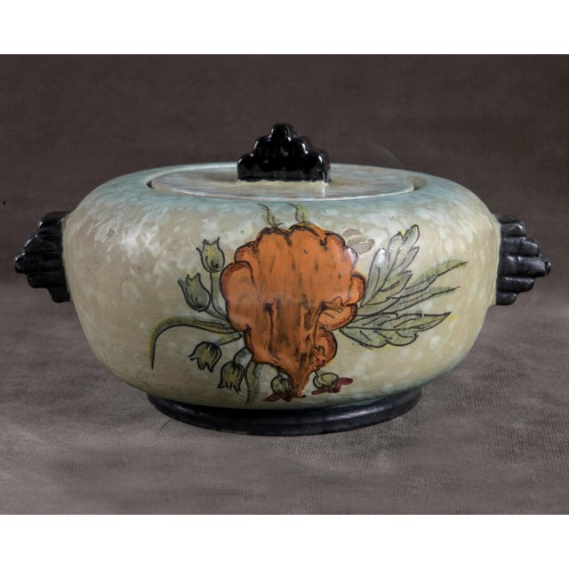 Italian Art Deco Ceramic Vase, 1930s For Sale - Image 4 of 6