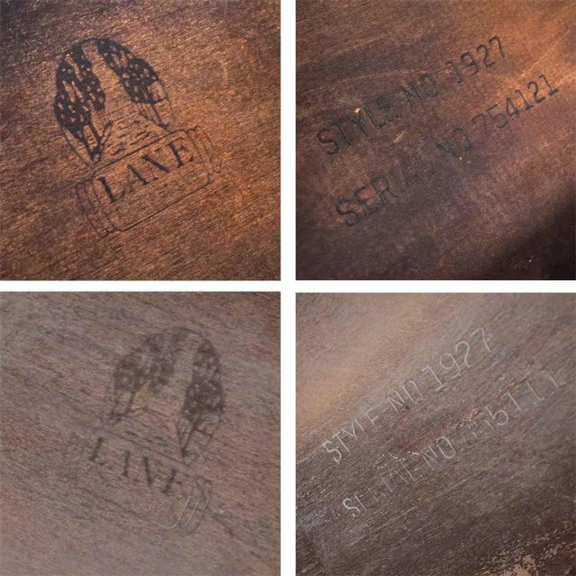 Mid-Century Modern Step End Tables With Inlaid Walnut Burl Style #1927 by Lane - A Pair For Sale - Image 10 of 12