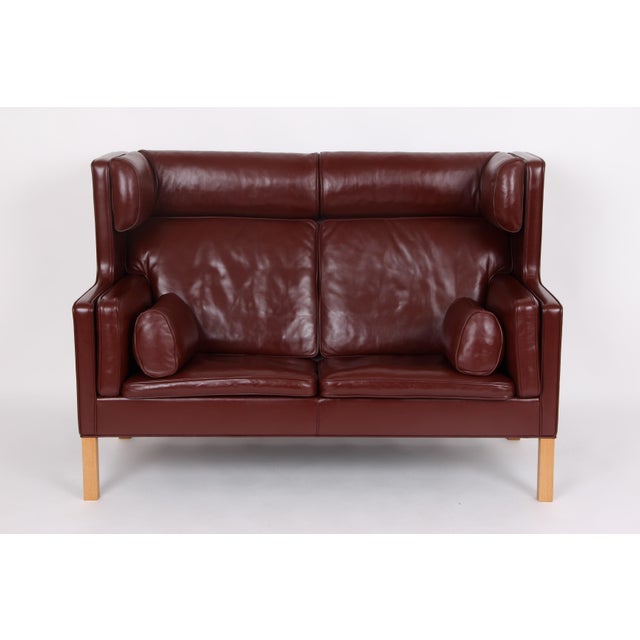 2000 - 2009 Models 2292, 2207, 2204 and 2202 Living Room Set in Leather by Børge Mogensen for Fredecia Furniture, Denmark, 2006, Set of 4 For Sale - Image 5 of 18