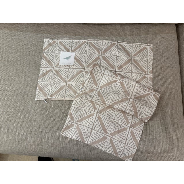 Textile Serena & Lily Lumbar Pillow Covers, Pair For Sale - Image 7 of 12