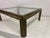 Vintage French Steel and Brass Coffee Table, 1970s For Sale - Image 12 of 13